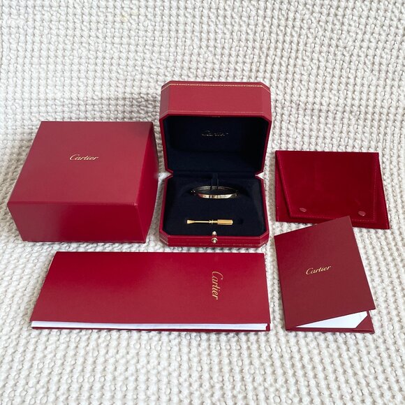 Cartier 18K Yellow Gold LOVE Bracelet – Size 15 - Picture 1 of 10